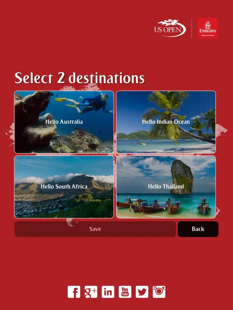 Emirates US Open Destination Pods, image 6 of 11