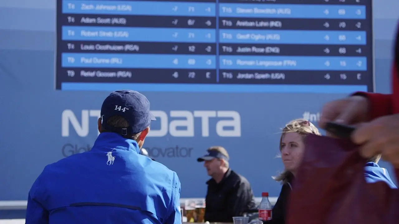 NTT DATA Datawall at The Open, image 9 of 16