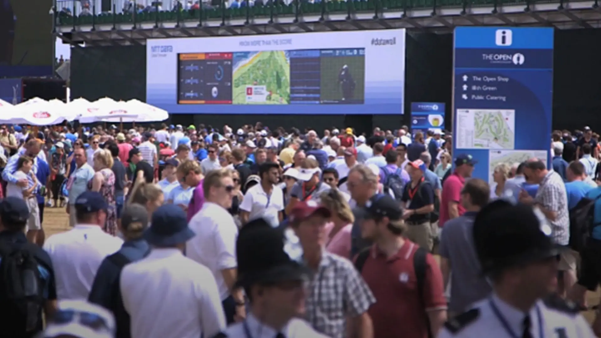NTT DATA Datawall at The Open