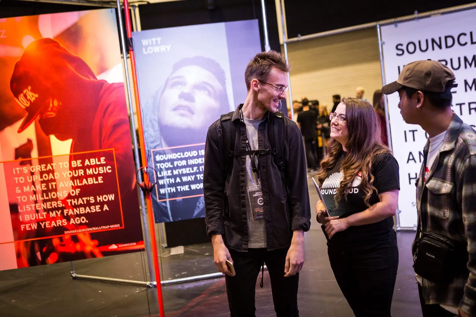 SoundCloud Web App and Stand at Amplify, image 4 of 16
